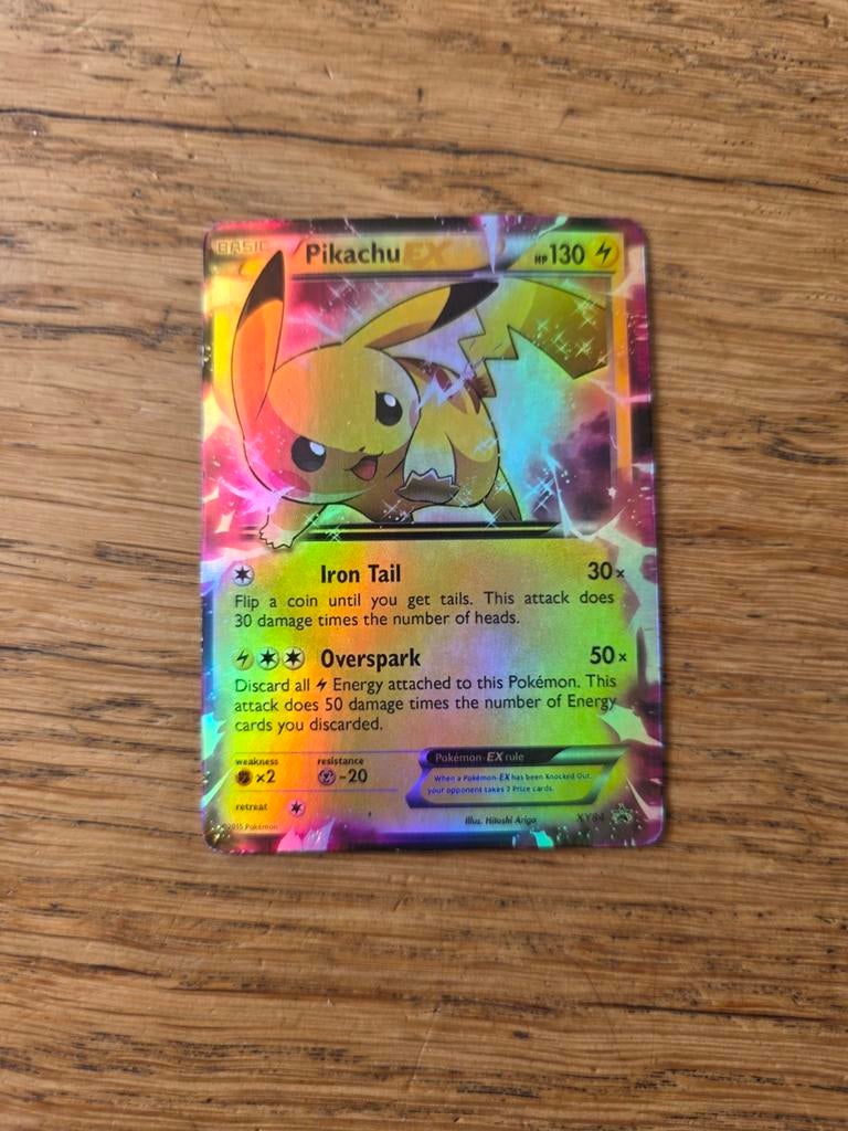 Pikachu ex, Ophalen of Verzenden, Gebruikt