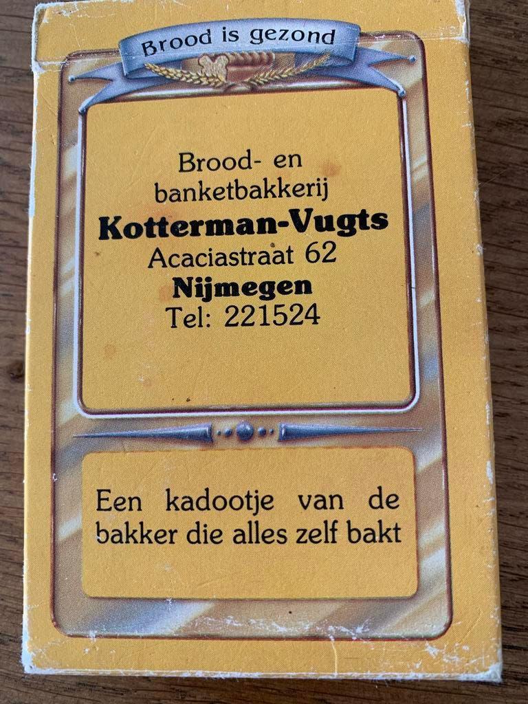 Brood is gezond kwartet - Kotterman-Vugts te Nijmegen, Ophalen of Verzenden, Gebruikt