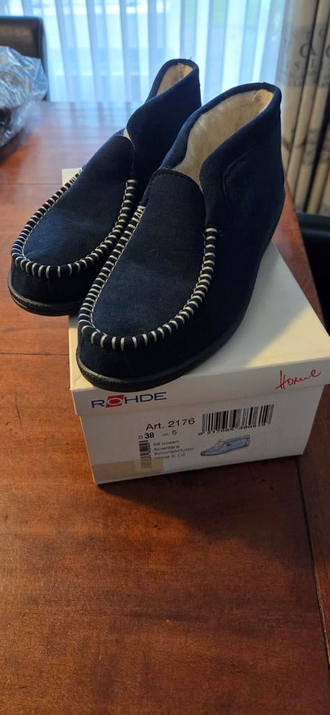 Rohde pantoffels maat 38 - Nieuw, Blauw, Ophalen of Verzenden, Pantoffels of Sloffen, Rohde