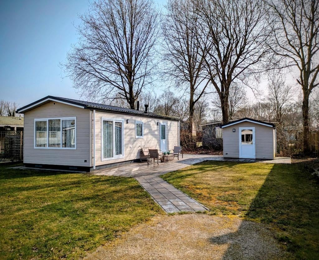 Te koop: Luxe chalet (2024) op vakantiepark in Havelte, 2 slaapkamers, Chalet, 44 m², Drenthe