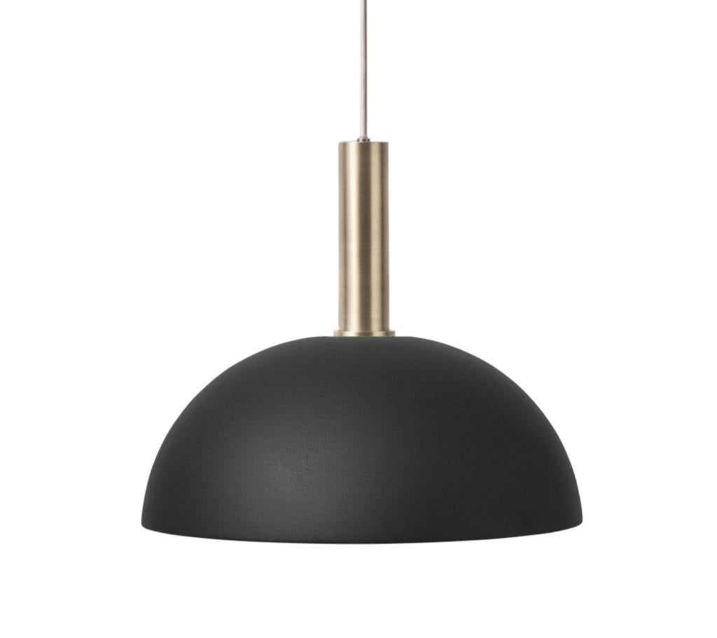 Nieuw in doos Ferm Living Dome zwart brass twv € 295,00!, Ophalen of Verzenden, Nieuw, 50 tot 75 cm