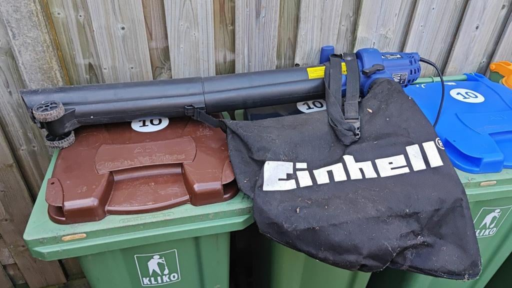 Bladblazer, met zuigfunctie - zgan, Met opvangzak, Handgedragen, Einhell, Ophalen of Verzenden