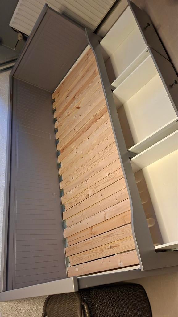 Ikea bed met 3 lades, kan tot 160 cm breed, Huis en Inrichting, Slaapkamer | Bedden, Ophalen of Verzenden