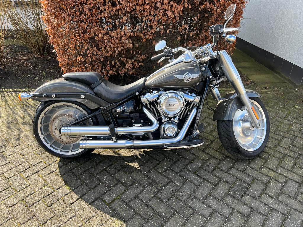 Harley fatboy m8 107 2018 industrial grey