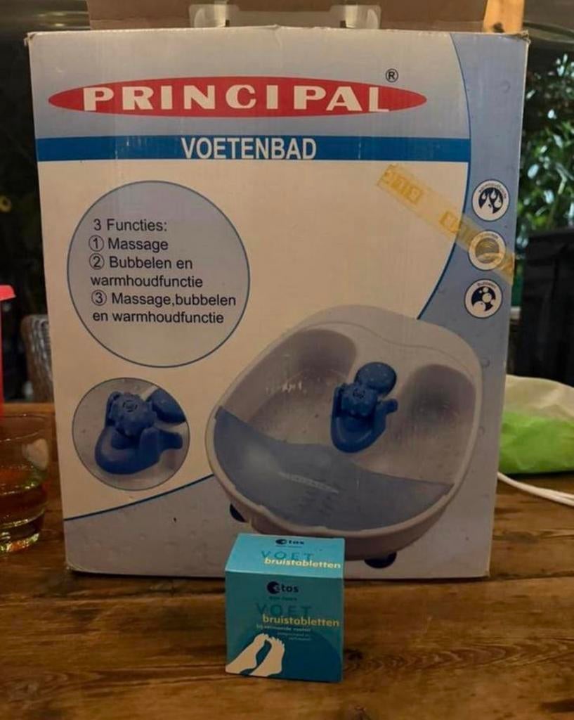 Principal voetenbad nieuwstaat, Ophalen, Zo goed als nieuw, Apparaat