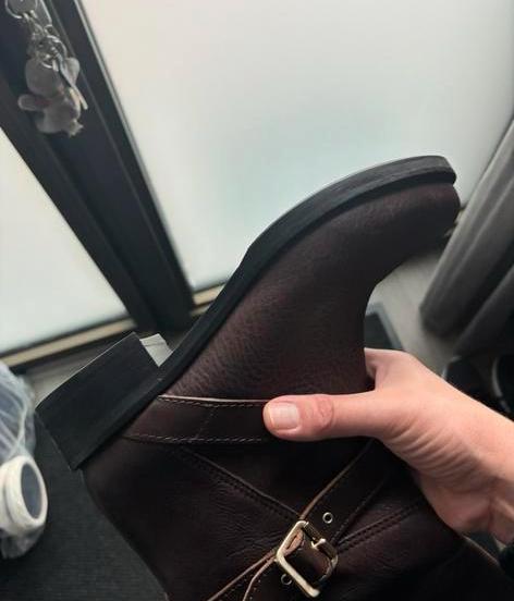 Boss Orange nieuwe leer laarzen-Bruin, Kleding | Dames, Schoenen, Hoge laarzen, Bruin, Nieuw, Ophalen of Verzenden