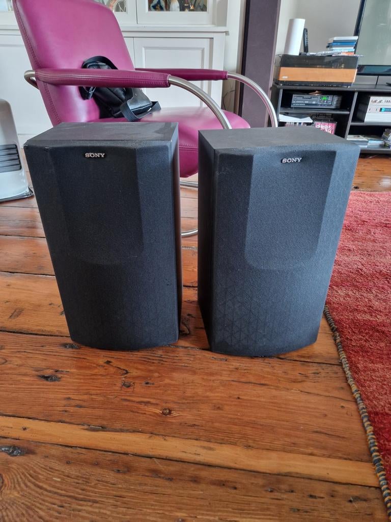 Sony SS-A500 Stereo Speakers - Goed Geluid, Audio, Tv en Foto, Luidsprekers, Gebruikt, Ophalen of Verzenden, Sony, Minder dan 60 watt