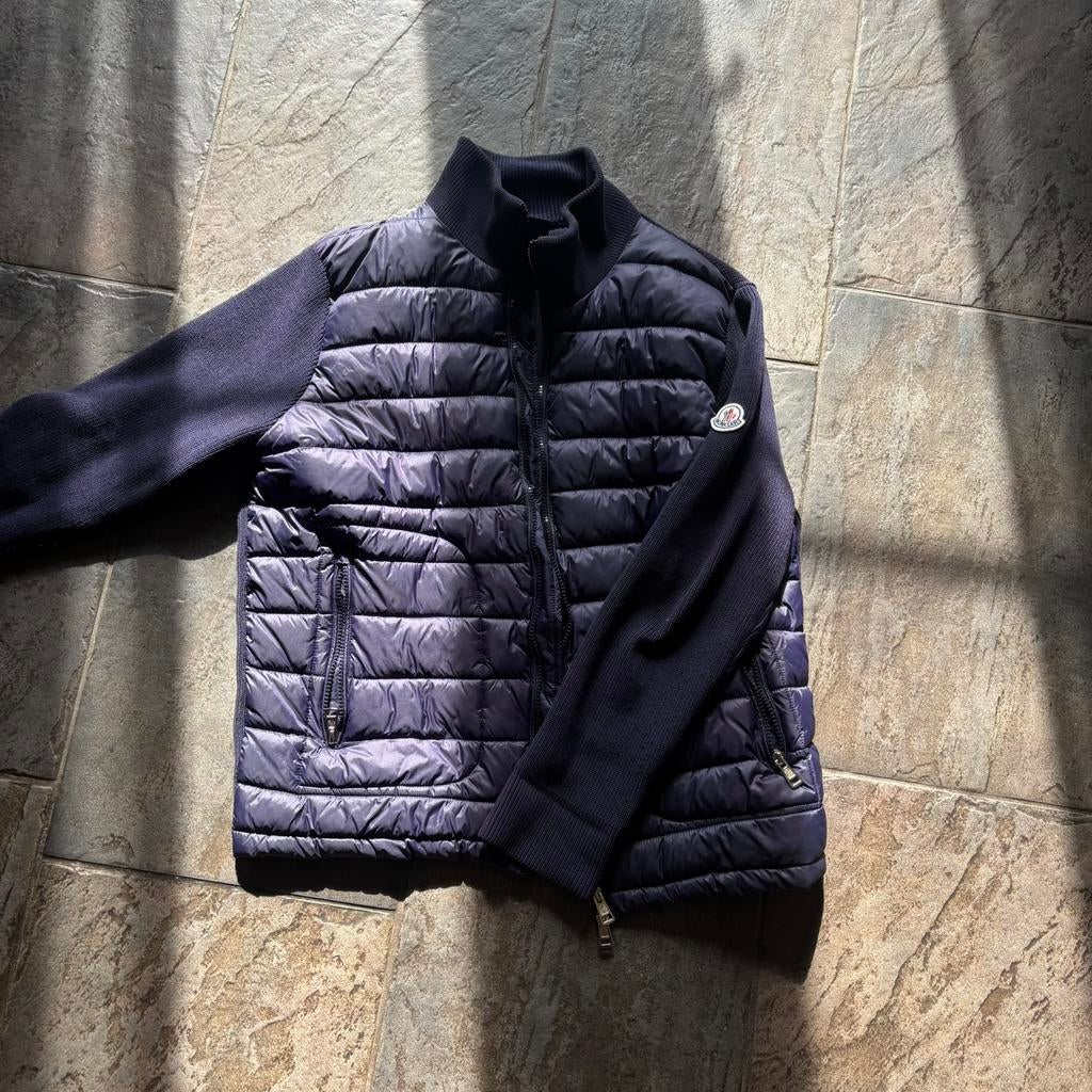 Moncler jacket M, Ophalen of Verzenden, Zo goed als nieuw, Zwart