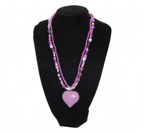 Partij Bijouxtifull halskettingen met amulet Amulet paars, Ophalen, Nieuw, Paars, Overige materialen