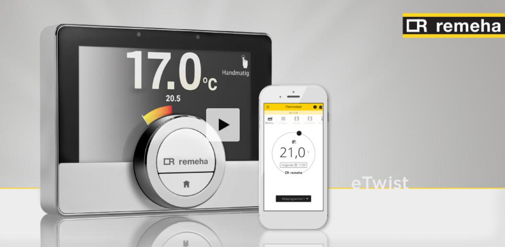 Remeha E twist slimme thermostaat nieuw in doos, Ophalen of Verzenden, Slimme thermostaat, Nieuw