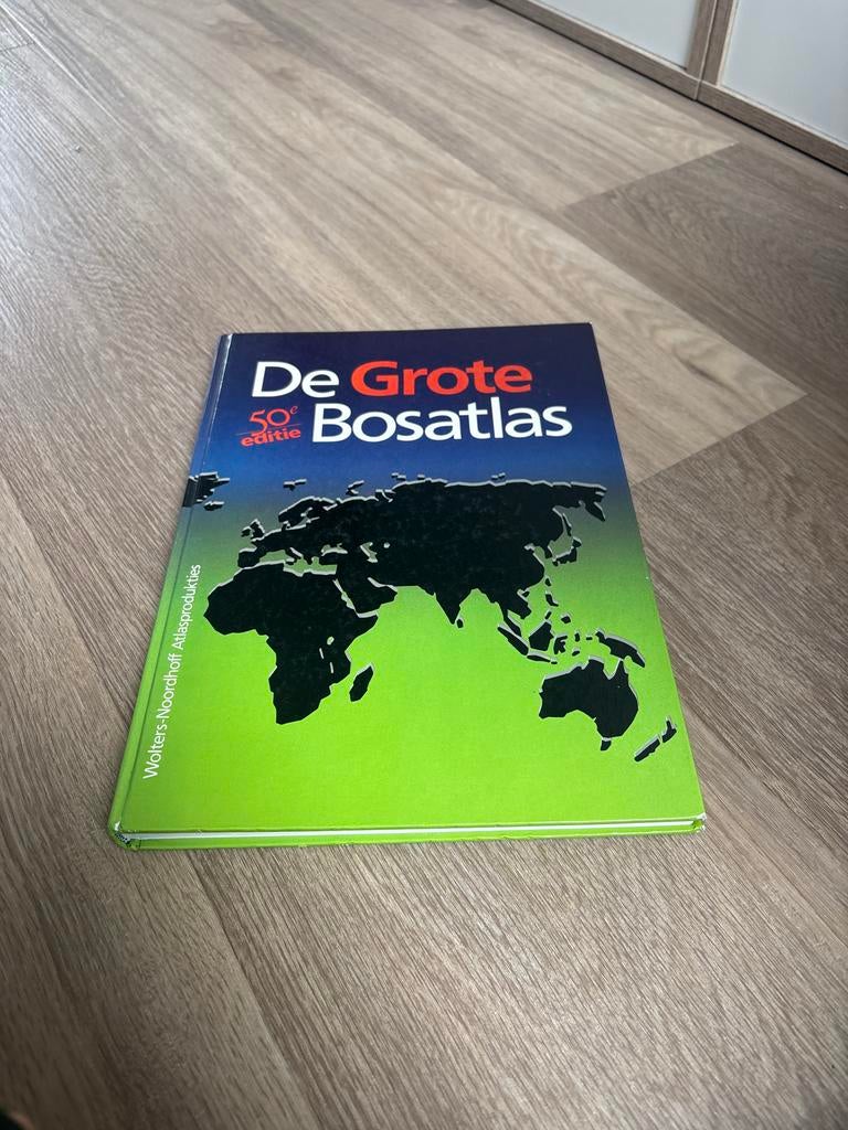 De Grote Bosatlas 50e editie - Wolters-Noordhoff, Gelezen, Bosatlas, 2000 tot heden, Ophalen of Verzenden