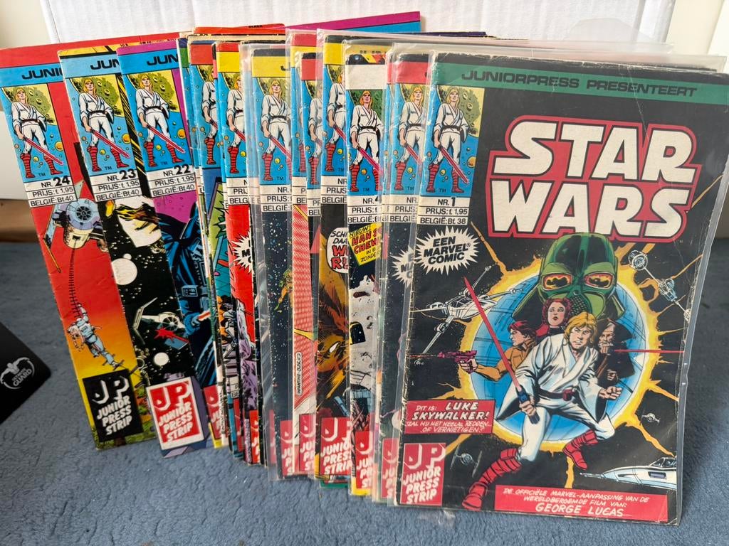 Star Wars Comics 1 t/m 24 Junior Press, Meerdere comics, Ophalen of Verzenden, Gelezen, Amerika