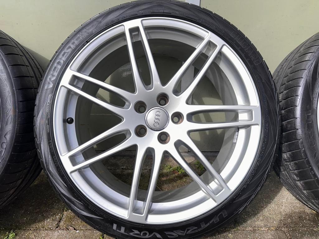 Originele Audi RS4 velgen 20 inch! Incl. goede zomerbanden!, Auto-onderdelen, Ophalen, 255 mm, Banden en Velgen, 20 inch
