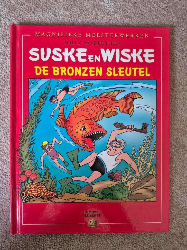 Suske en Wiske - De bronzen sleutel Hardcover, Willy Vandersteen, Eén stripboek, Ophalen of Verzenden, Zo goed als nieuw