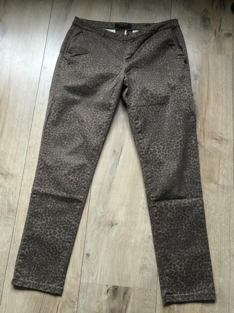 SCOTCH & SODA panterprint broek maat 30/32, Maat 38/40 (M), Overige kleuren, Scotch & Soda, Ophalen of Verzenden