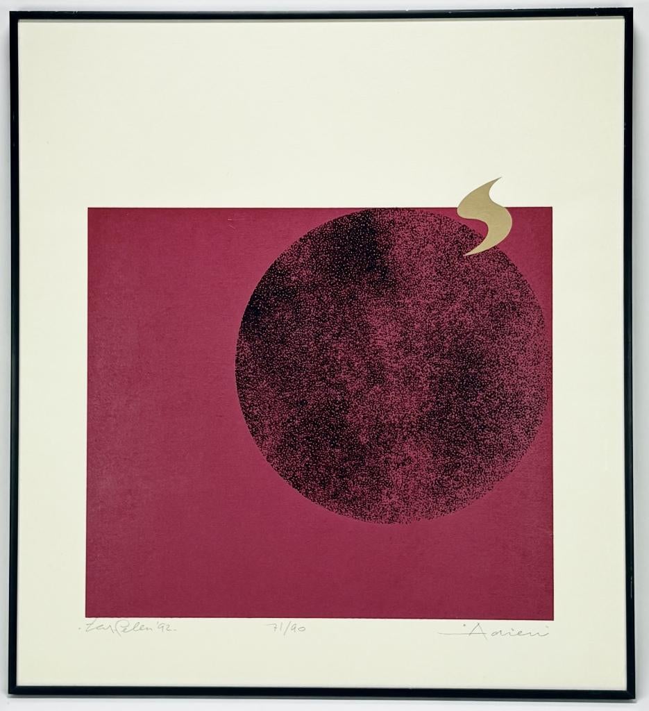 642. Zeefdruk, Ted Felen - "Adieu", 1992, Antiek en Kunst, Ophalen of Verzenden