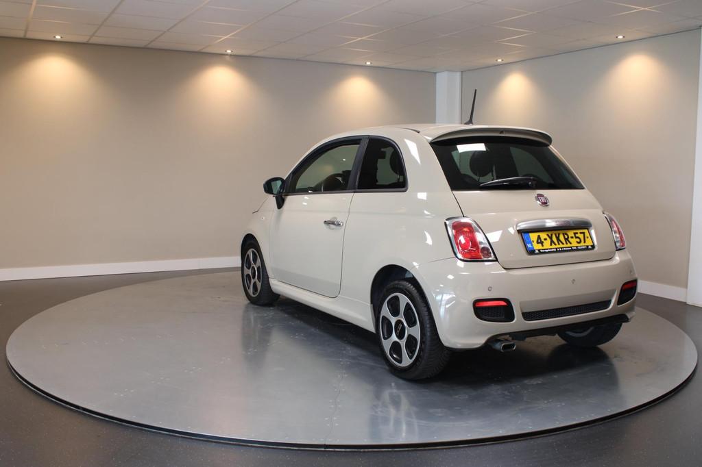 Fiat 500 0.9 TwinAir Turbo 500S *Cappucino* Sport|Navi|PDC, Voorwielaandrijving, Gebruikt, Bruin, Leder en Stof