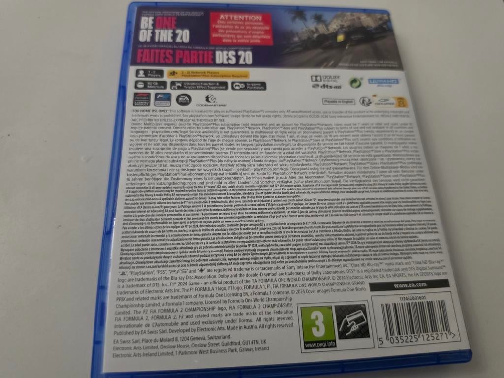 F1 24 voor Playstation 5 Lees Beschrijving Aub, Spelcomputers en Games, Games | Sony PlayStation 5, Vanaf 18 jaar, Electronic Arts