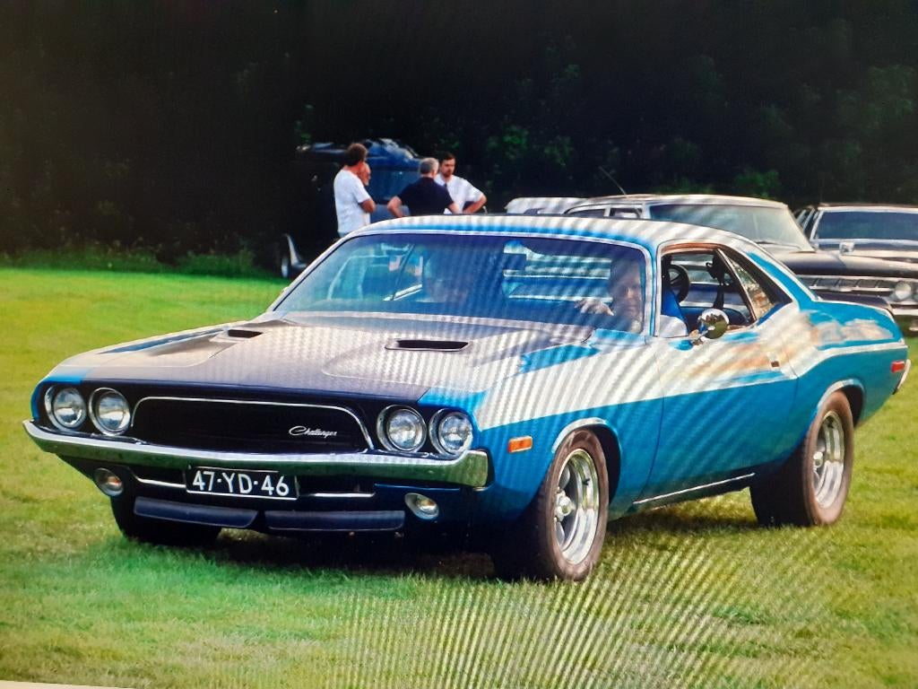 Dodge Challenger 318 1973 California, Auto's, Dodge, Automaat, Achterwielaandrijving, 8 cilinders, Blauw