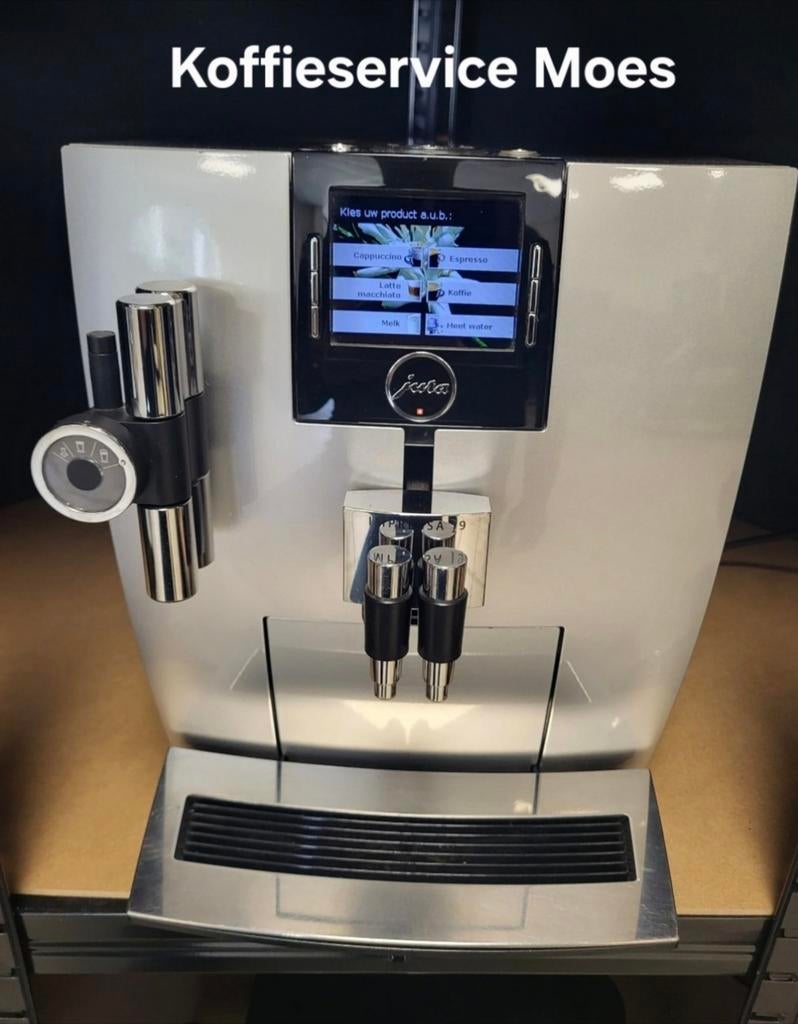 Jura J9.3 met servicebeurt €375, 10 kopjes of meer, Ophalen of Verzenden, Koffiemachine, Koffiebonen