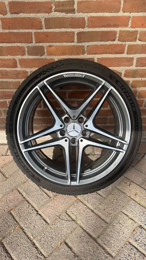 ///AMG Velgen , Breedset C- Klasse W205, Gebruikt, Banden en Velgen, Personenwagen, Ophalen