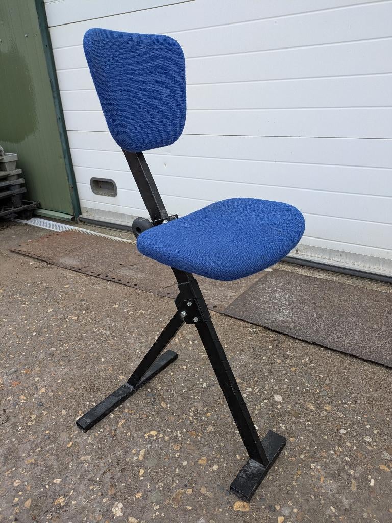 Klapstoeltje, Blauw, Zo goed als nieuw, Stof, Eén