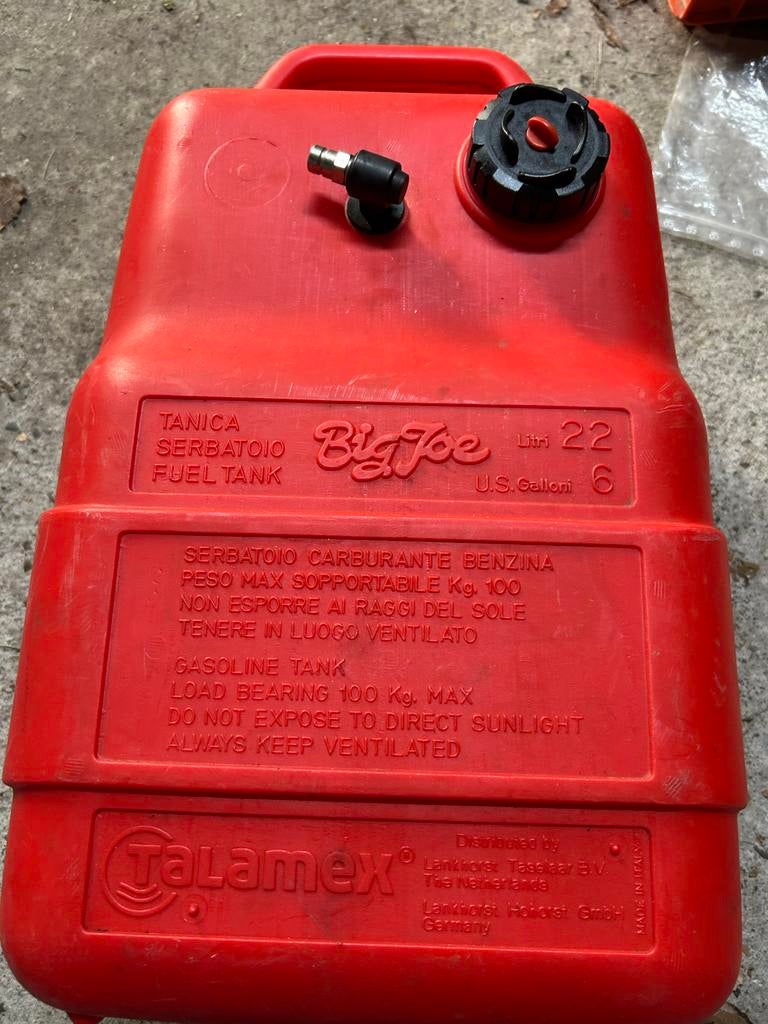 Big Joe 22 liter brandstoftank, Watersport en Boten, Ophalen, Gebruikt, Motor en Techniek