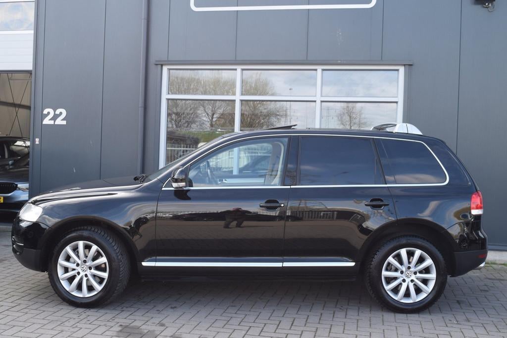 Volkswagen Touareg 3.0 TDI | Clima | Cruise | Dak | APK 4-20, Auto's, Automaat, Stof, Gebruikt, Beige