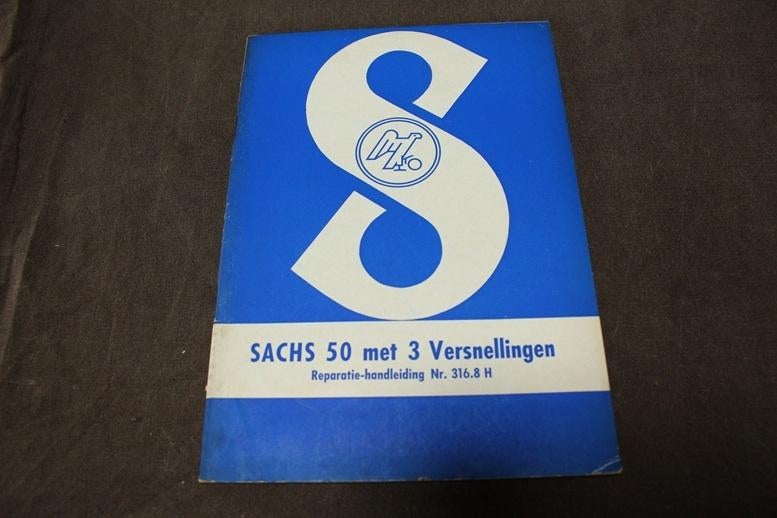 Sachs 50 met 3 versnellingen reparatie handleiding, Fietsen en Brommers, Ophalen of Verzenden, Zo goed als nieuw