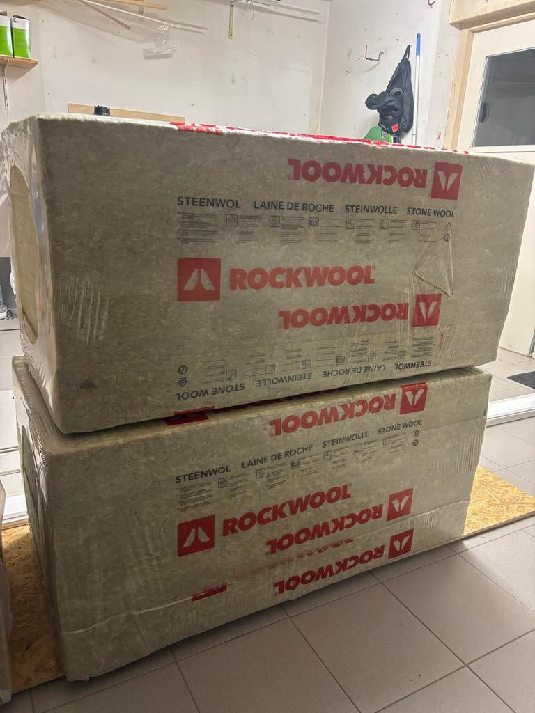 3x Rockwool Steenwol isolatieplaten - Nieuw in verpakking, Ophalen, 10 tot 15 m², Dakisolatie, 12 cm of meer