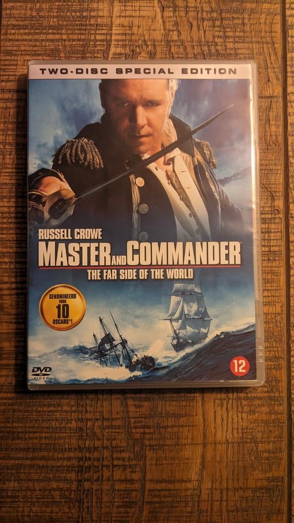 Master and commander / far side of the world DVD, Cd's en Dvd's, Dvd's | Avontuur, Alle leeftijden, Ophalen of Verzenden, Zo goed als nieuw