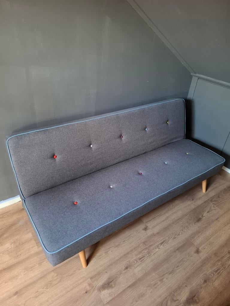 Slaapbank - amper gebruikt, zo goed als nieuw, Ophalen, 100 cm, Eenpersoons, 190 cm of minder