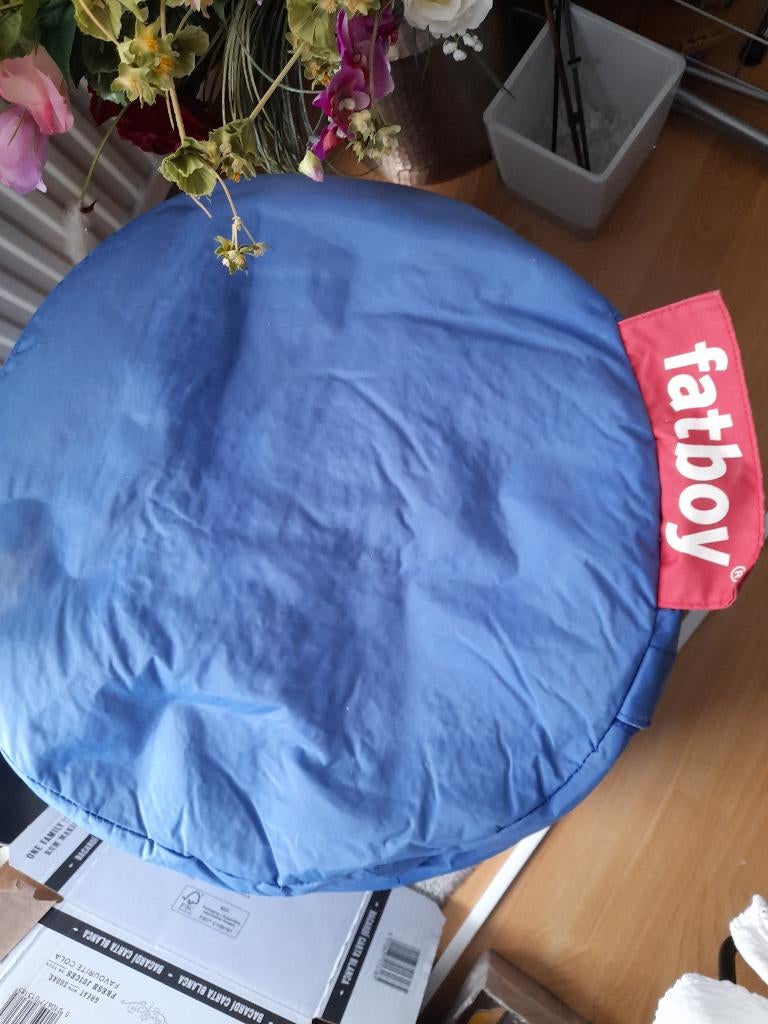 Poef - FATBOY, Huis en Inrichting, Banken | Voetenbanken en Poefen, Ophalen, Rond, Minder dan 50 cm, Zo goed als nieuw