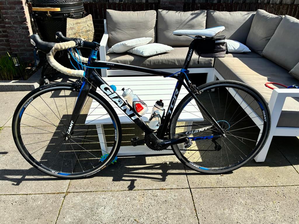 Giant TCR racefiets, Fietsen en Brommers, Fietsen | Racefietsen, 28 inch, Gebruikt, Carbon, Meer dan 20 versnellingen
