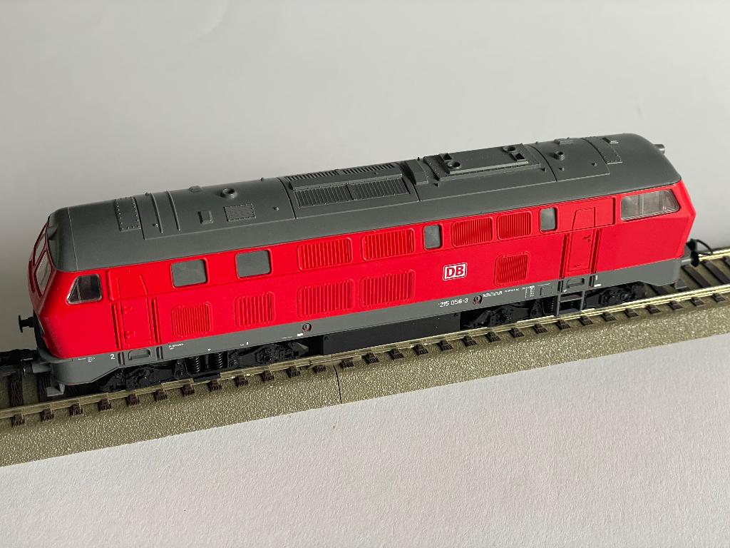 Roco digitale diesel loc BR 215 056-3 van DB AG, Hobby en Vrije tijd, Modeltreinen | H0, Gebruikt, Ophalen of Verzenden, NS, Roco