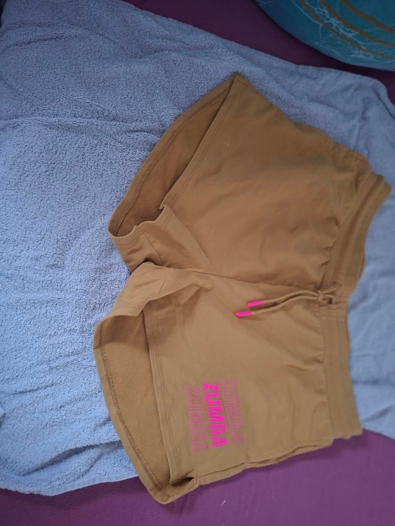 Zumba Golden Ticket korte broek maat L xl, Kleding | Dames, Sportkleding, Ophalen of Verzenden, Zo goed als nieuw, Roze