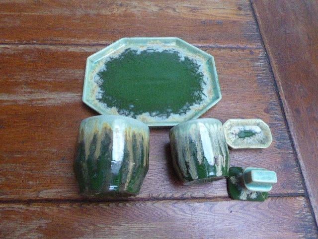 Art deco keramiek rookstel, Thulin, Ophalen of Verzenden