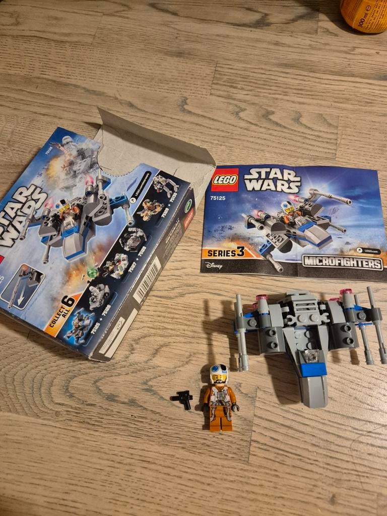 Lego Star Wars 75125 microfighter, Ophalen of Verzenden, Zo goed als nieuw, Complete set, Lego