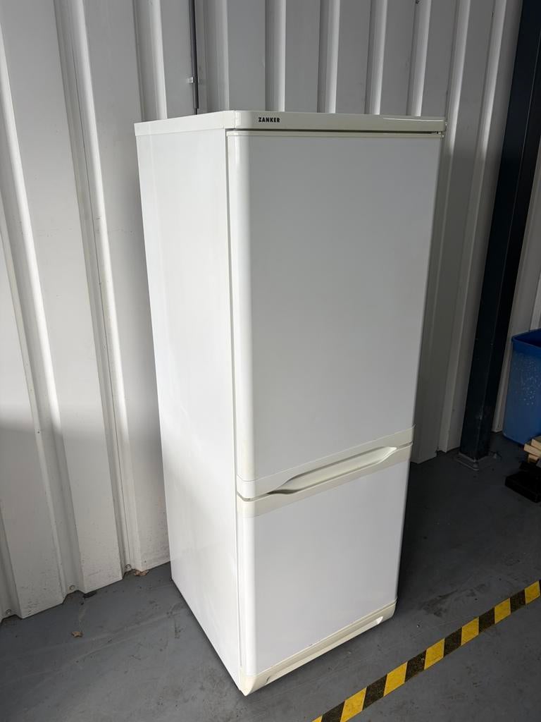 Koelkast vriezer combinatie schoon, Wit, Zo goed als nieuw, 150 tot 200 cm, 50 tot 75 cm