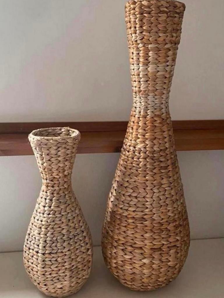 2 rotan vazen, Ophalen, Overige materialen, Overige kleuren, Zo goed als nieuw