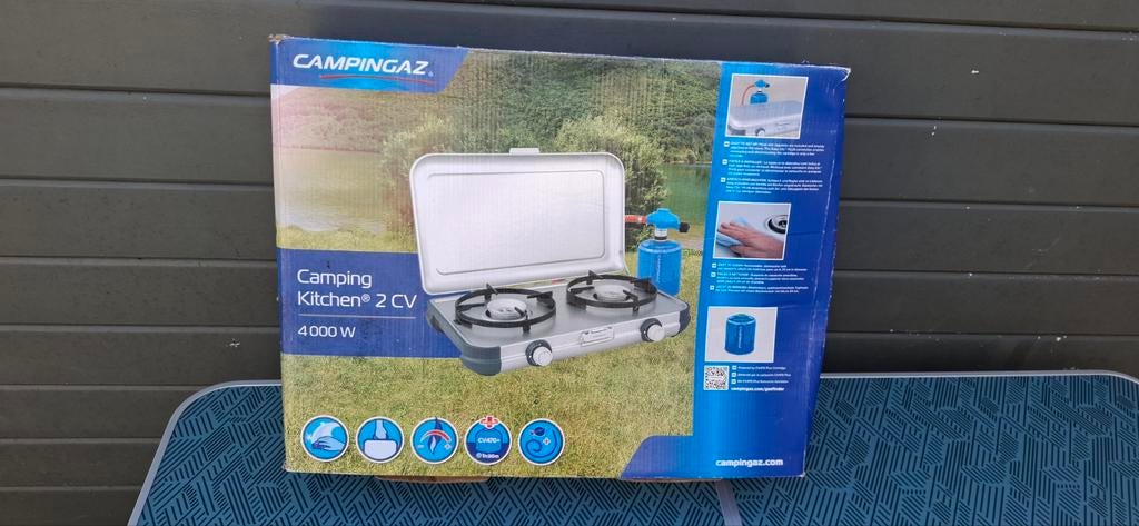 Campingaz Camping Kitchen 2CV 4000W + slang (ZONDER GASFLES), Ophalen of Verzenden