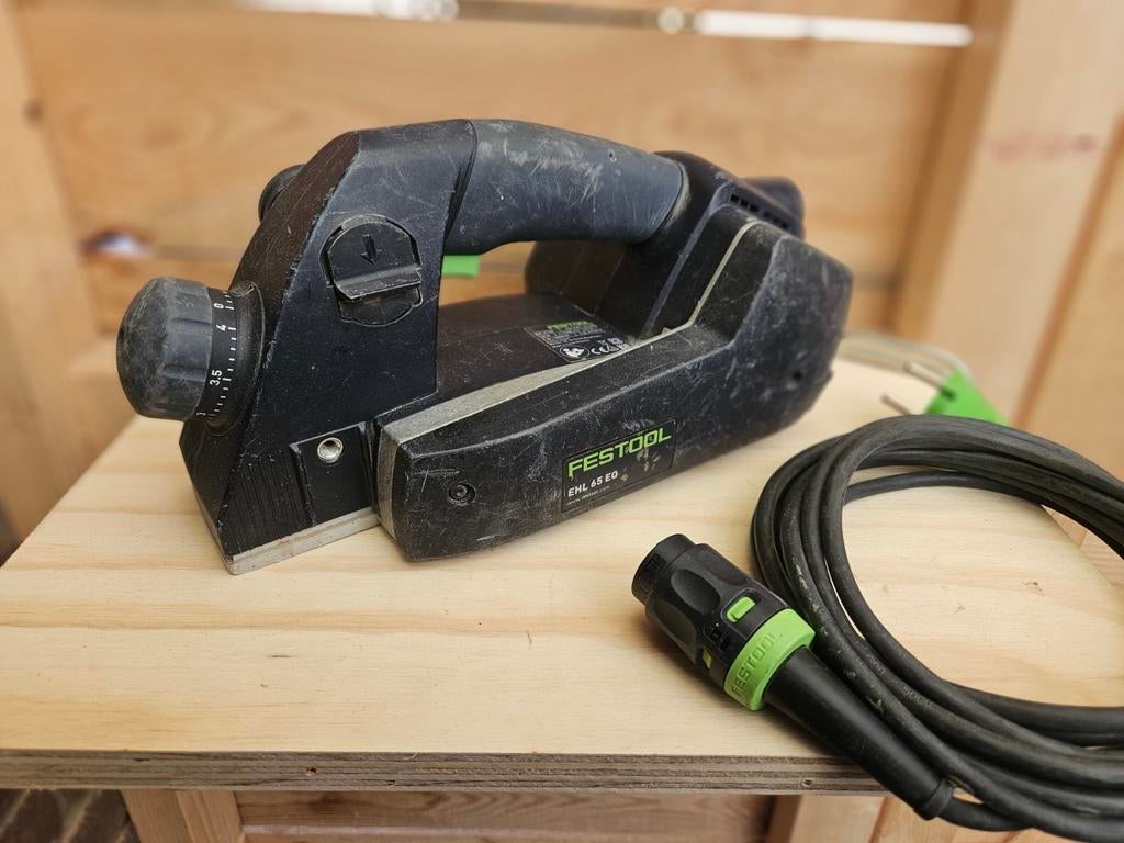 Festool  EHL 65 EQ elektrische handschaaf, Ophalen of Verzenden, Gebruikt