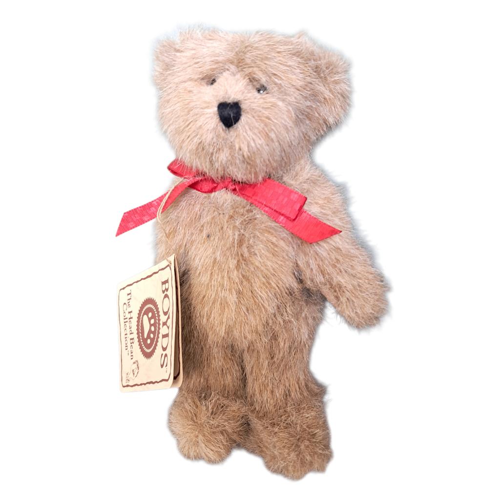 Boyds The Head Bean Collection 2003 knuffelbeer 17 cm 1603, Overige merken, -, Stoffen beer, UK