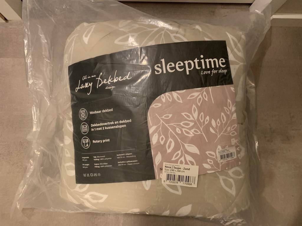 Nieuw all- in-one lazy dekbed, Huis en Inrichting, Beige, Ophalen of Verzenden, Deken of Dekbed, Nieuw