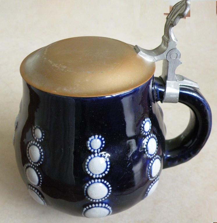 Pul, bierpul, Stein met deksel. Westerwald., Antiek en Kunst, Ophalen of Verzenden