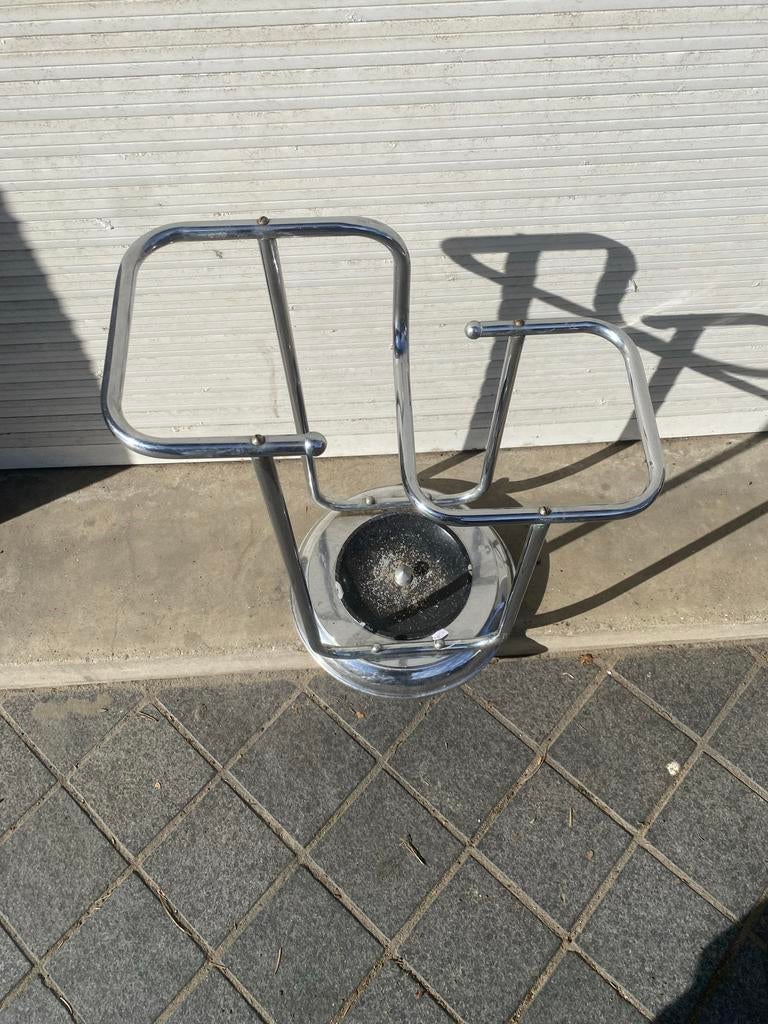 Art Deco Paraplubak - Chroom met Zwart Opvangbakje, Ophalen of Verzenden, Gebruikt, Metaal