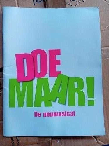 popgroep doe maar de popmusical boek tilburg januari 2007, Verzamelen, Ophalen of Verzenden, Zo goed als nieuw, Boek, Tijdschrift of Artikel