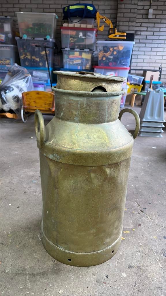 Oude melkkan, Ophalen, Gebruikt