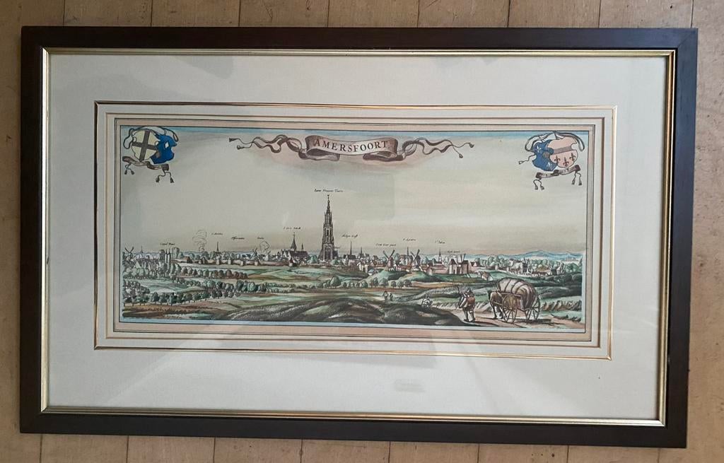 Mooi ingelijste kaart van het oude amersfoort, Ophalen