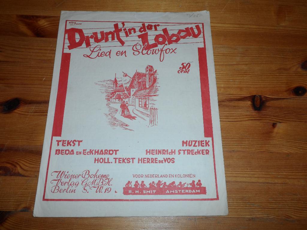 Drunt in der lobau - heinrich strecker, Zang, Gebruikt, Ophalen of Verzenden, Artiest of Componist